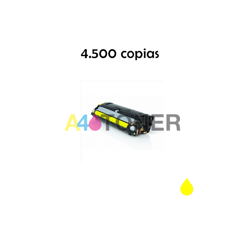 Toner alternativo Epson C900 / C1900 compatible al toner original Epson C13S050097 amarillo