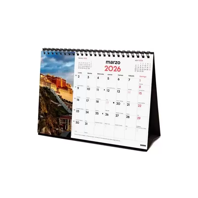 780324126 FINOCAM CALENDARIO DE SOBREMESA PARA ESCRIBIR S-210X150MM MV IMÁGENES MARAVILLAS DEL MUNDO 2026