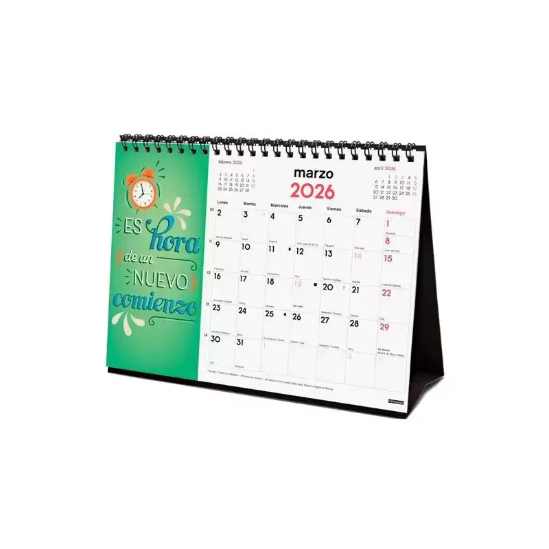 780325326 FINOCAM CALENDARIO DE SOBREMESA PARA ESCRIBIR S-210X150MM MV IMÁGENES FRASES INSPIRADORAS 2026