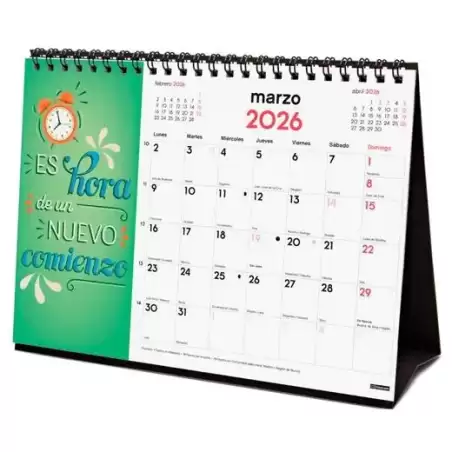 780325326 FINOCAM CALENDARIO DE SOBREMESA PARA ESCRIBIR S-210X150MM MV IMÁGENES FRASES INSPIRADORAS 2026