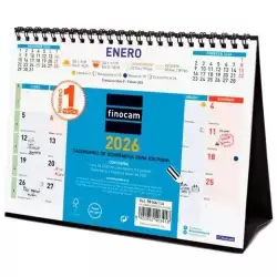 781460026 FINOCAM CALENDARIO DE SOBREMESA PARA ESCRIBIR S-210X150MM MV COLOR 2026