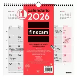 781520026 FINOCAM CALENDARIO DE PARED PARA ESCRIBIR 30X30-300X300MM MV NEUTRO 2026