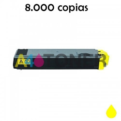 Toner compatible TK500 kyocera amarillo compatible al toner original Kyocera 370PD3KW TK-500
