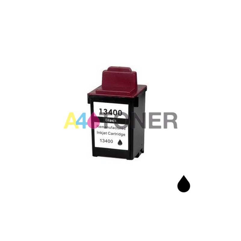 Cartucho de tinta Lexmark 13400 negro compatible al cartucho original Lexmark 13400HC