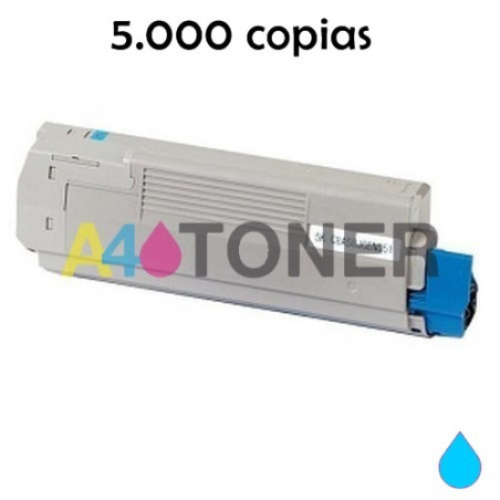 Toner OKI C5800 / C5900 cyan alternativo