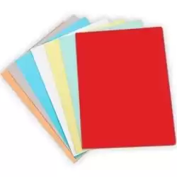 400040507 GIO SUBCARPETA SIMPLE CARTULINA A4 180GR AZUL PASTEL -PACK DE 50U-