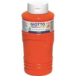 F472905 GIOTTO PINTURA DE DEDOS DE 750 ML COLOR NARANJA