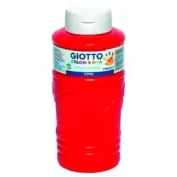 F472910 GIOTTO PINTURA DE DEDOS DE 750 ML COLOR ROJO