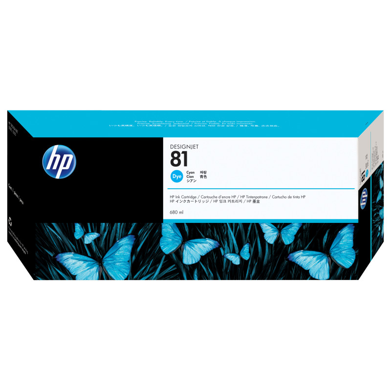 C4931A HP Designjet 5000/5500  Cartucho Cian Nº81