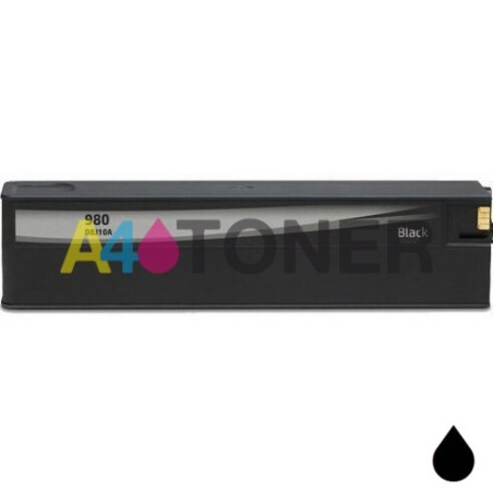 Cartucho de tinta HP 980XL negro remanufacturado compatible con HP D8J10A