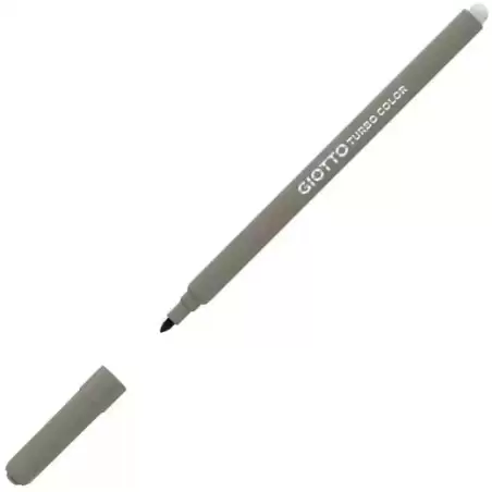 F485025 GIOTTO ROTULADORES TURBO COLOR GRIS CAJA 12 UD