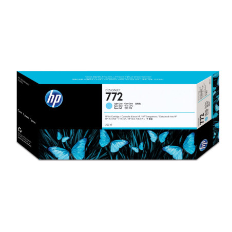 CN632A HP Designjet Z5200 Cartucho Cian Claro nº772 300ml