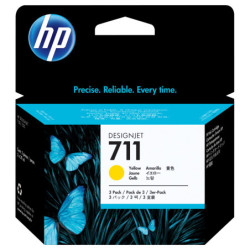 CZ136A HP DesignJet T120/T520 Cartucho Amarillo Nº711 (Pack 3)