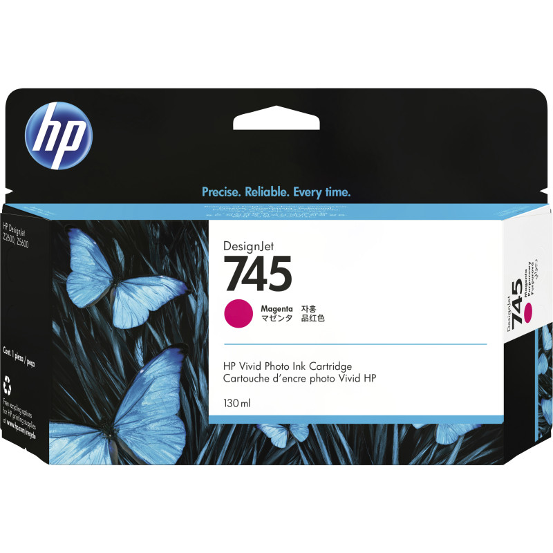 F9J95A HP DesignJet 745 Cartucho Magenta 130ml