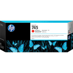 F9K06A HP DesignJet 745 Cartucho Rojo Cromatico 300ml