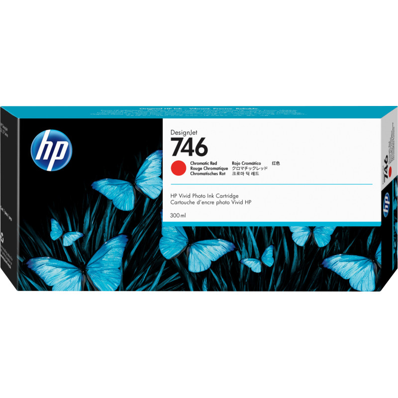 P2V81A HP nº746 300-ml Chromatic Red Ink Cartridge