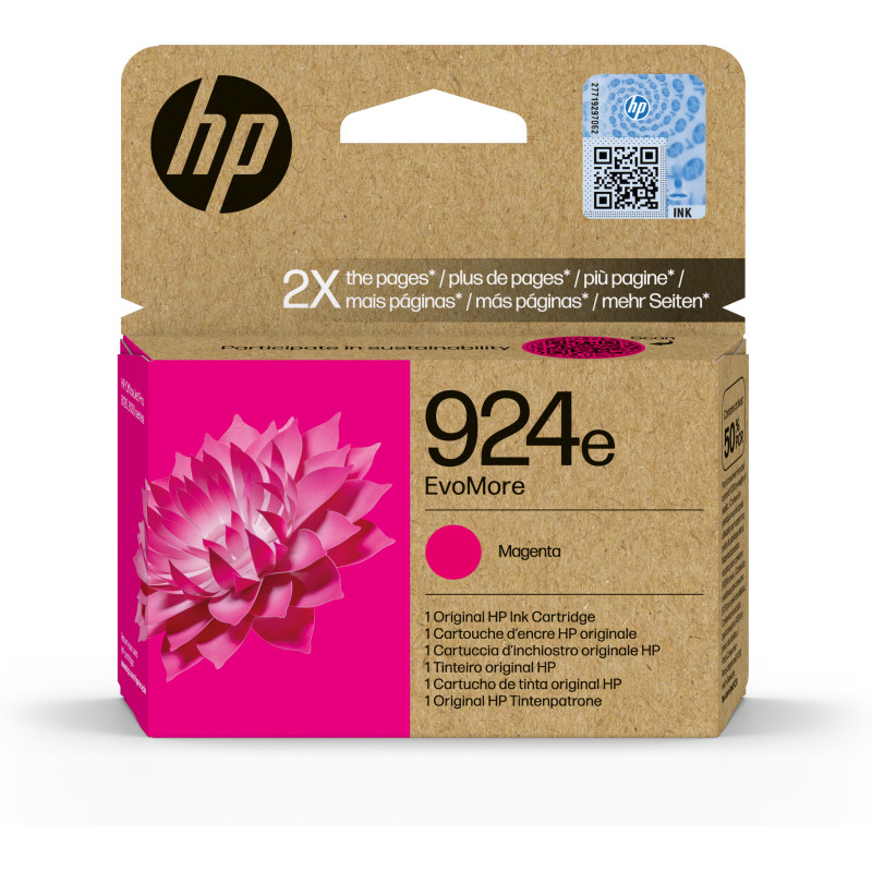 4K0U8NESE1 HP 924e Cartucho Magenta OfficeJet Pro 8120