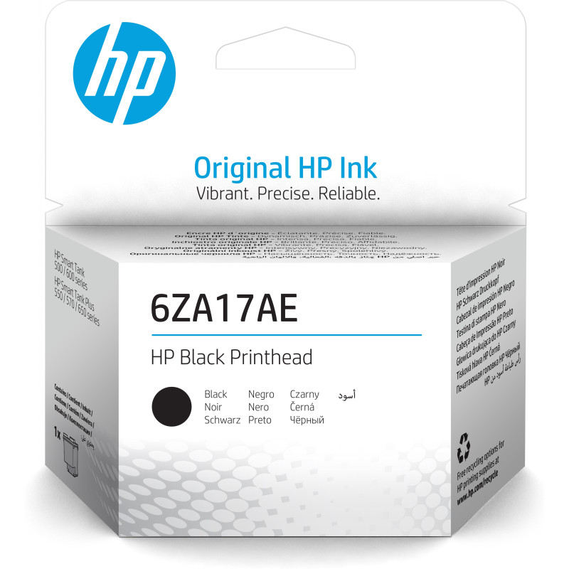 6ZA17AE HP Smart Tank 500 Cabezal de impresion Negro