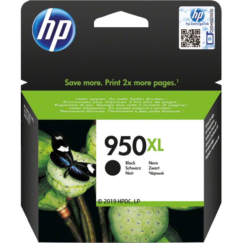 CN045AEBGY HP Officejet Pro 8100/8600/8620 Cartucho Negro Nº950XL