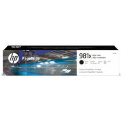 L0R12A HP PageWide Enterprise Color 556 / MFP 586 Cartucho de Alta capacidad Negro nº981X