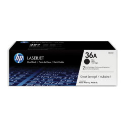 CB436AD HP Laserjet P1505/M1522/M1120 Toner negro Pack-2