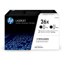 CF226XD HP LaserJet Pro M402/426 Pack 2 Toner Negro nº26X 9.000 paginas alta capacidad