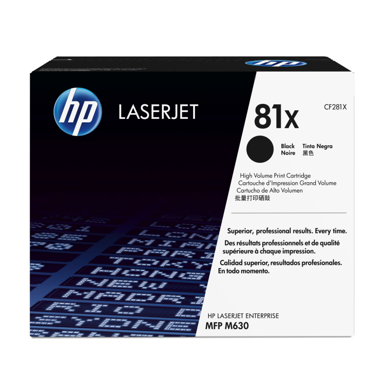 CF281X HP LaserJet M605 Toner Negro Alta 81X 25.000 paginas alta capacidad