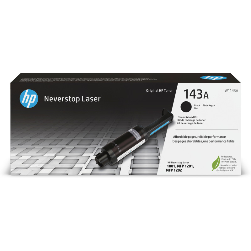 W1143A HP 143A Kit de recarga de toner Neverstop