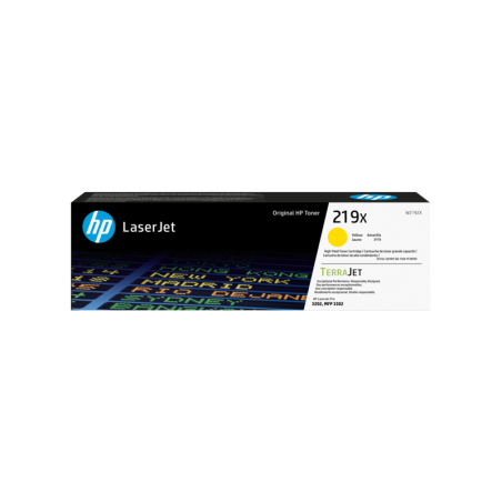 W2192X HP 219X High Yield Yellow Original LaserJet Toner Cartridge