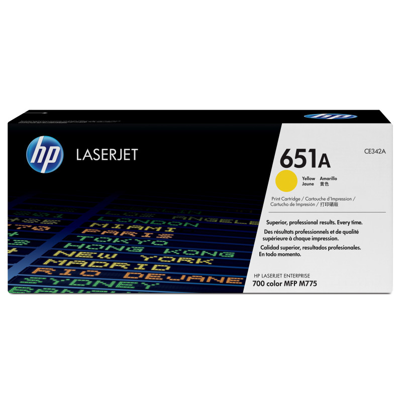 CE342A HP LaserJet Interprise 700MFP/M775 Toner Amarillo 651A