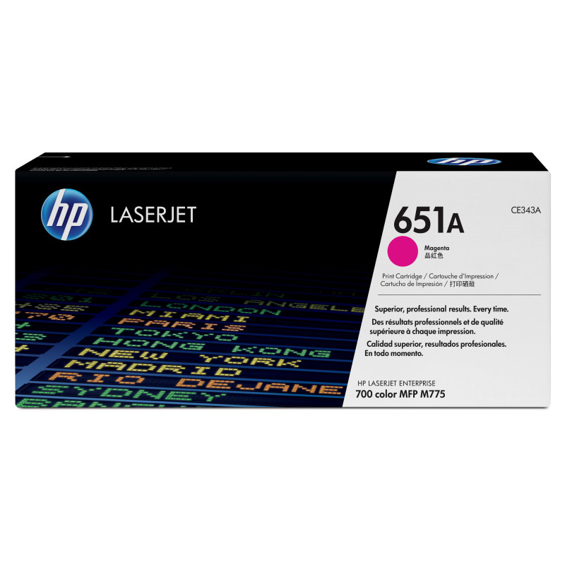 CE343A HP LaserJet Interprise 700MFP/M775 Toner Magenta 651A