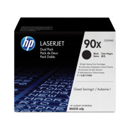 CE390XD HP Laserjet M4555mfp Toner Negro 90X (Pack 2)