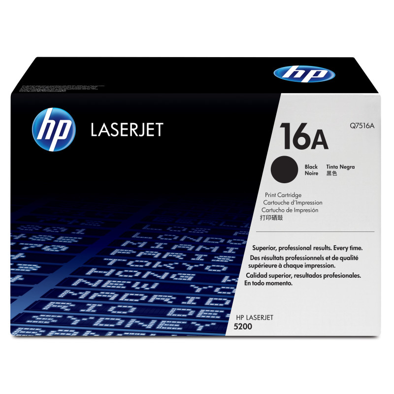 Q7516A HP Laserjet 5200 Toner negro