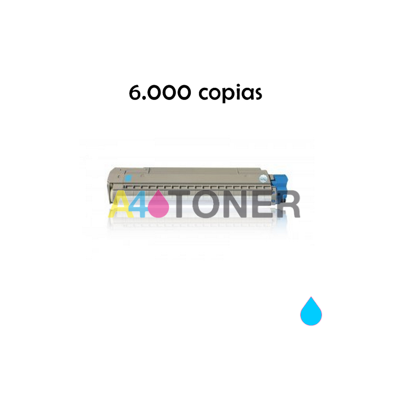 Toner OKI C8600 / C8800 cyan alternativo