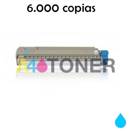 Toner OKI C8600 / C8800 cyan alternativo