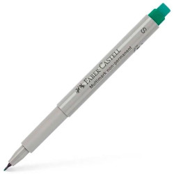 152463 FABER CASTELL ROTULADOR NO PERMANENTE MULTIFUNCIONAL MULTIMARK S CON GOMA INTEGRADA VERDE