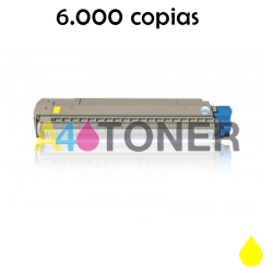 Toner OKI C8600 / C8800 amarillo alternativo