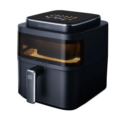 BLACK LIGHT FRYER GRUNKEL FREIDORA SANA SIN ACEITE DIGITAL 6L NEGRO