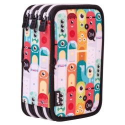 081364ALN MILAN PLUMIER 3 PISOS CON CONTENIDO SERIE ESPECIAL ALIENS