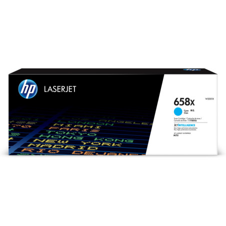 W2001X HP LaserJet Enterprise M751 Toner Cian Alta 658X