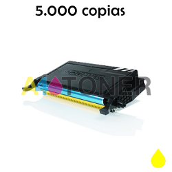 Toner alternativo con CLP-Y660B/ELS amarillo