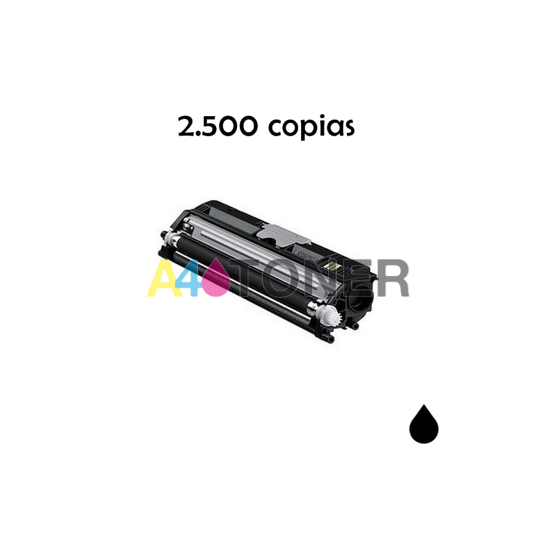 Toner compatible konica KM-1600 / KM 1600 negro genérico al toner original Konica Minolta A0V301H