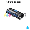 Toner compatible Konica KM-1600 / KM 1600 cyan genérico al toner original Konica Minolta A0V30GH