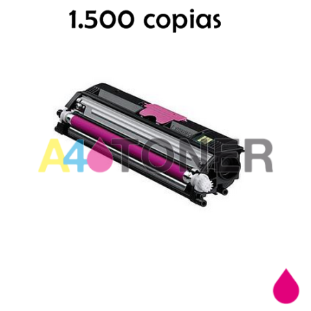 Toner compatible Konica KM-1600 / KM 1600 magenta genérico al toner original Konica Minolta A0V30AH