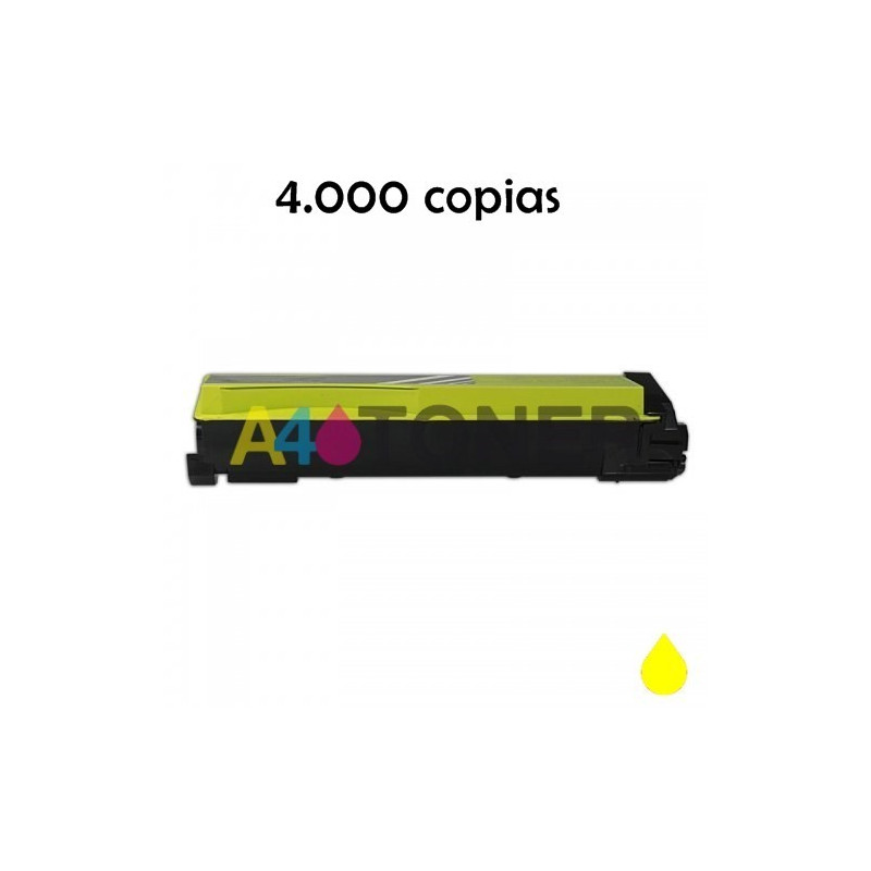 Toner compatible kyocera TK540 amarillo alternativo al toner original Kyocera 0T2HLAEU TK-540