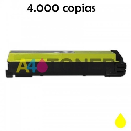 Toner compatible kyocera TK540 amarillo alternativo al toner original Kyocera 0T2HLAEU TK-540