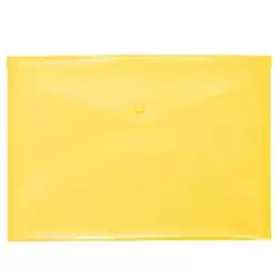 4871260 GRAFOPLÁS SOBRE BROCHE ECOPLÁS FOLIO POLIPROPILENO TRANSLÚCIDO AMARILLO