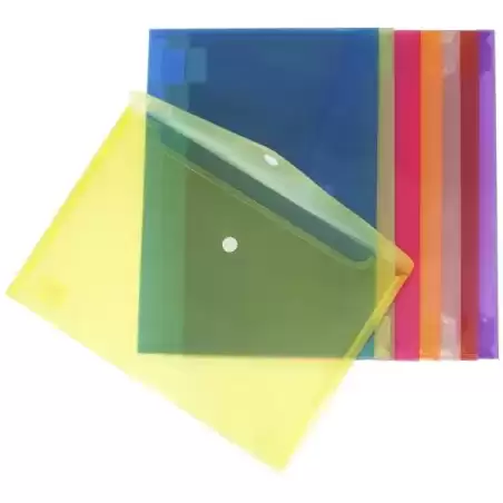 4872230 GRAFOPLÁS SOBRE VELCRO ECOPLÁS FOLIO POLIPROPILENO TRANSLÚCIDO AZUL