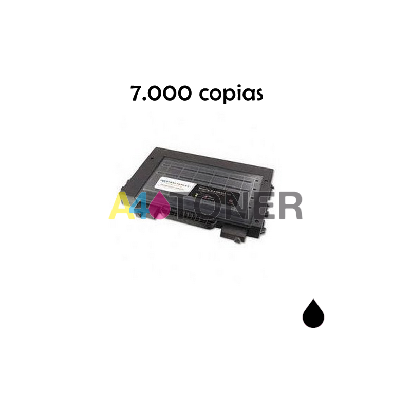 Toner alternativo con CLP500BK sustituye al toner original  CLP500BK CLP-500D7K/ELS