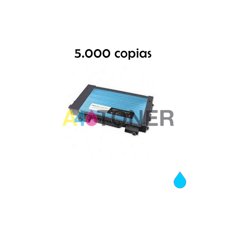 Toner alternativo con CLP500C sustituye al toner original  CLP500C CLP-500D5C/ELS